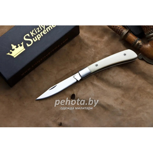 Нож складной Gent 440C S Кость | Kizlyar Supreme фото 3