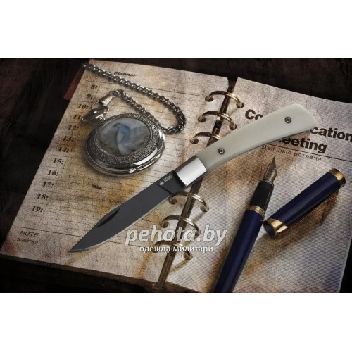 Нож складной Gent D2 BT Кость | Kizlyar Supreme фото 5