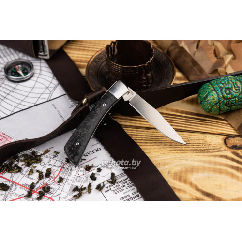 Нож складной Gent D2 SW Carbone | Kizlyar Supreme фото 2