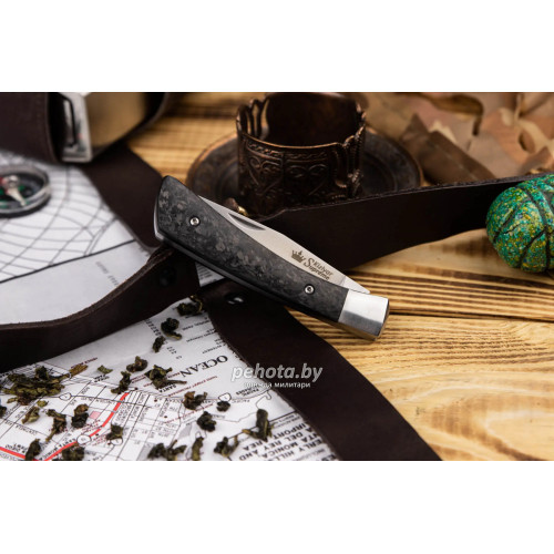 Нож складной Gent D2 SW Carbone | Kizlyar Supreme фото 3