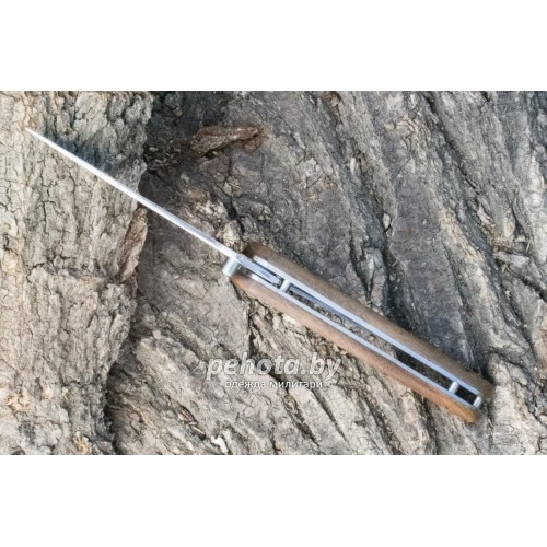 Нож складной Куница дерево | Кизляр фото 2