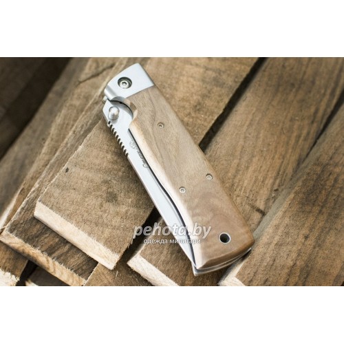 Нож складной Стерх стальные притины дерево | Кизляр фото 2