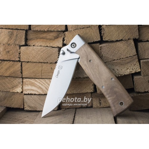 Нож складной Стерх стальные притины дерево | Кизляр фото 4