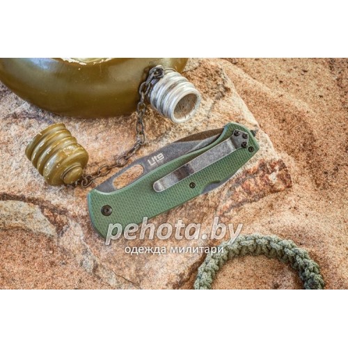 Нож складной Ute 440C BlackWash Green G10 | Kizlyar Supreme фото 3