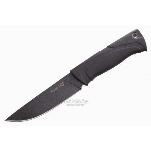 Нож Стерх-1 Вороненый Elastron | Кизляр фото 1