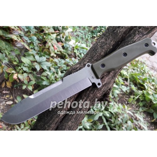 Нож Survivalist X AUS-8 TacWash Green | Kizlyar Supreme фото 2