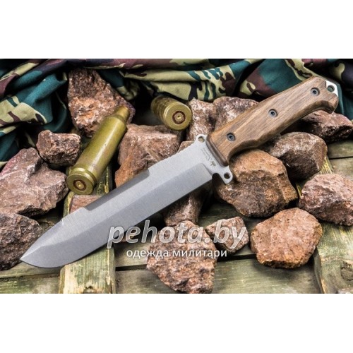Нож Survivalist X AUS-8 StoneWash Walnut | Kizlyar Supreme фото 1