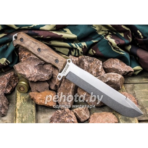 Нож Survivalist X AUS-8 StoneWash Walnut | Kizlyar Supreme фото 2