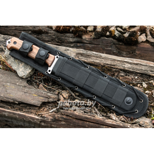 Нож Survivalist X AUS-8 StoneWash Walnut | Kizlyar Supreme фото 3