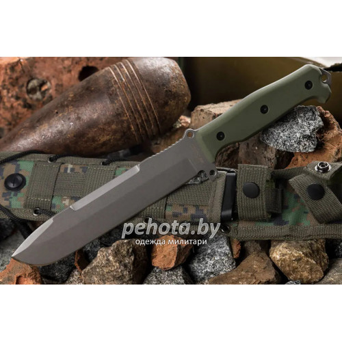 Нож Survivalist X D2 TacWash G-10 Green | Kizlyar Supreme фото 1