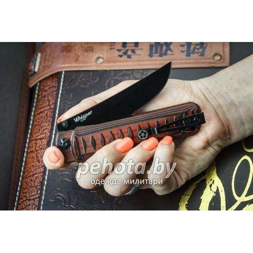 Нож Whisper D2 BT Red | Kizlyar Supreme фото 4