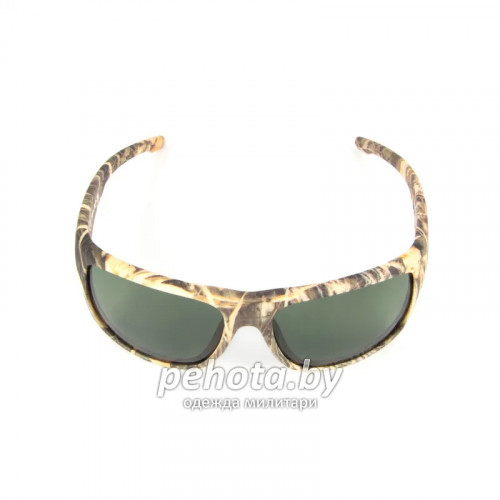 Очки поляризационные плавающие Dark camo в футляре PF-PG-14 линза green | Следопыт фото 3