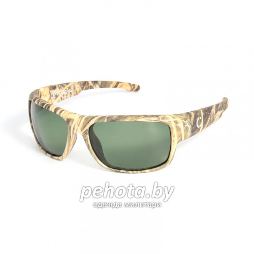 Очки поляризационные плавающие Dark camo в футляре PF-PG-14 линза green | Следопыт фото 1