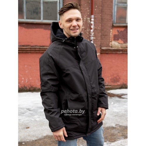 Парка утепленная TORNADO NEW -15 Black | ARMY STROLL фото 2