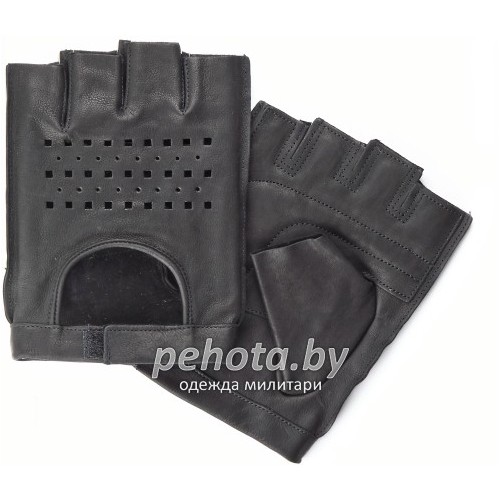 Перчатки кожаные Harley 2 Black | Gloves фото 1
