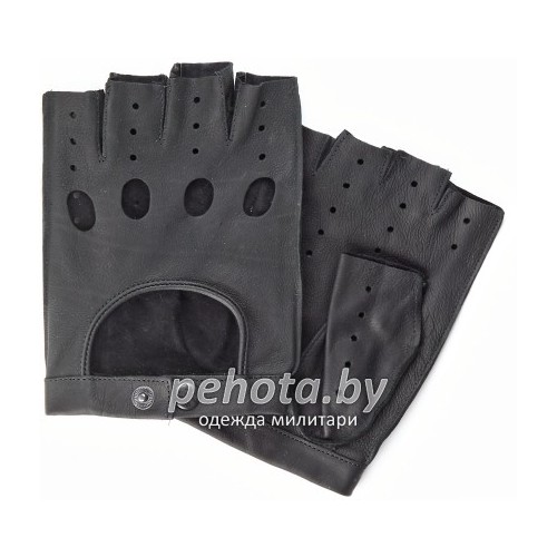 Перчатки кожаные Harley Black | Gloves фото 1