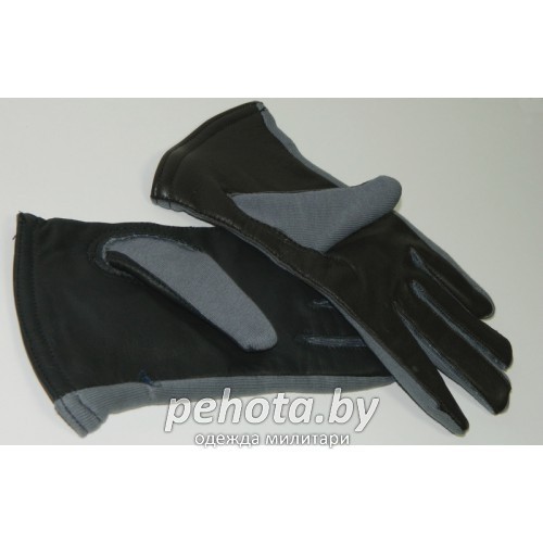 Перчатки утепленные с кожаными вставками Shadow Grey | Армия Бельгии фото 2