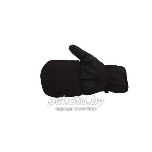 Перчатки-варежки Softshell MITTENS Black | Norfin фото 2