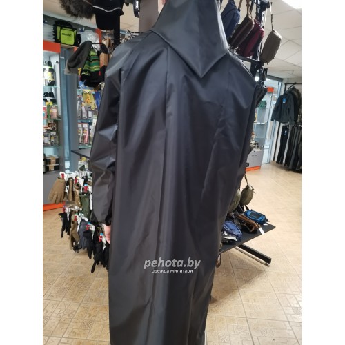Плащ влагонепроницаемый Черный | ARMY STROLL фото 3