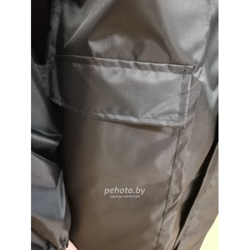 Плащ влагонепроницаемый Черный | ARMY STROLL фото 4