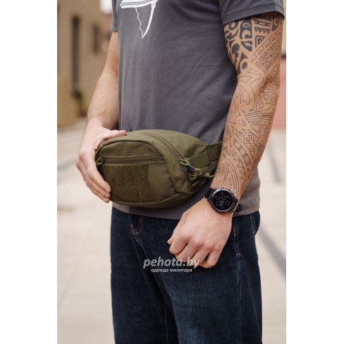 Поясная сумка Bandicoot Olive green | Army stroll фото 3