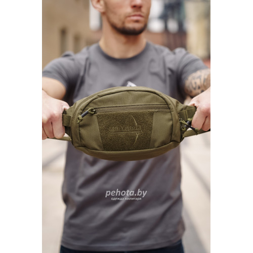 Поясная сумка Bandicoot Olive green | Army stroll фото 4