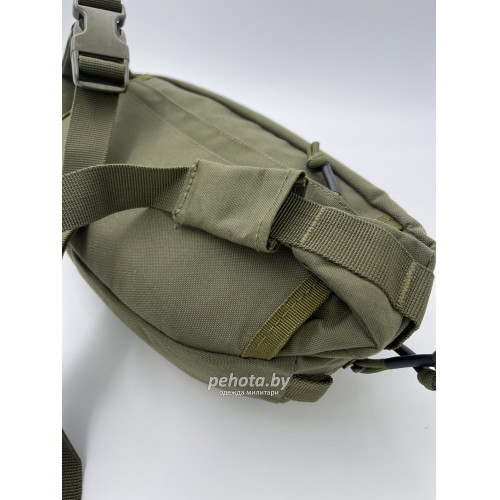 Поясная сумка Bandicoot Olive green | Army stroll фото 13