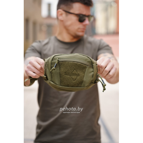 Поясная сумка Possum Olive green | Army stroll фото 4