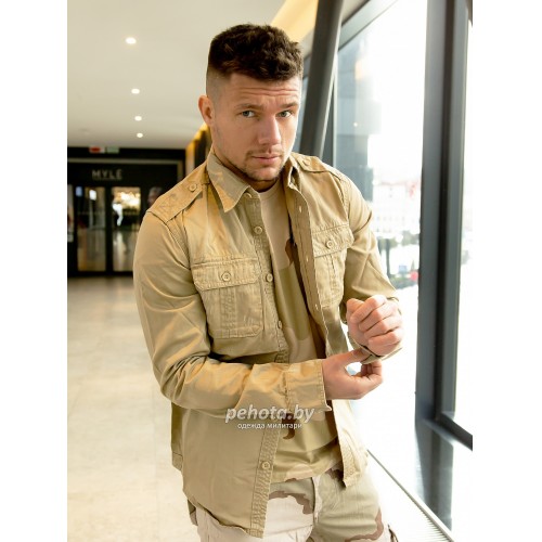 Рубашка 1/1 Raw Vintage Beige washed | Surplus фото 7