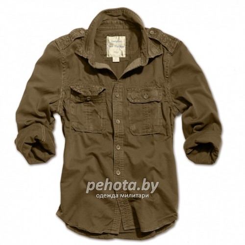 Рубашка 1/1 Raw Vintage Shirt Brown | Surplus фото 3