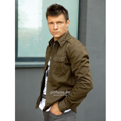 Рубашка 1/1 Raw Vintage Shirt Brown | Surplus фото 4