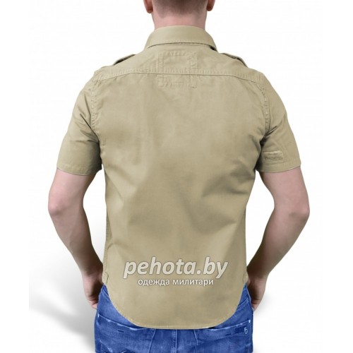 Рубашка 1/2 Raw Vintage Shirt Beige washed | Surplus фото 4