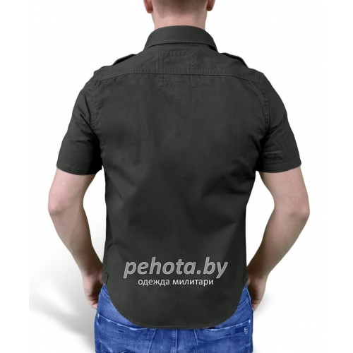 Рубашка 1/2 Raw Vintage Shirt Black | Surplus фото 4