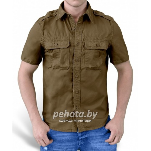 Рубашка 1/2 Raw Vintage Shirt Brown | Surplus фото 2