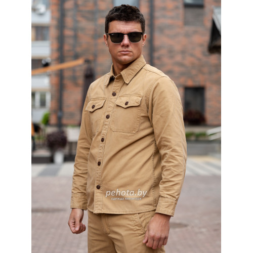 Рубашка 2519 Military Classic Coyote | HAPPER & NEYER фото 6