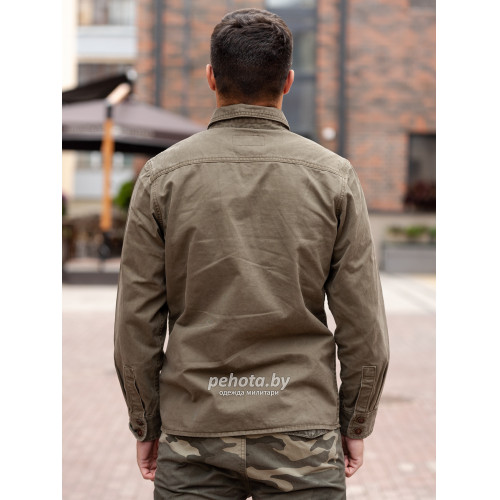 Рубашка 2519 Military Classic Olive | HAPPER & NEYER фото 3
