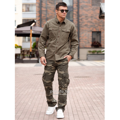 Рубашка 2519 Military Classic Olive | HAPPER & NEYER фото 6