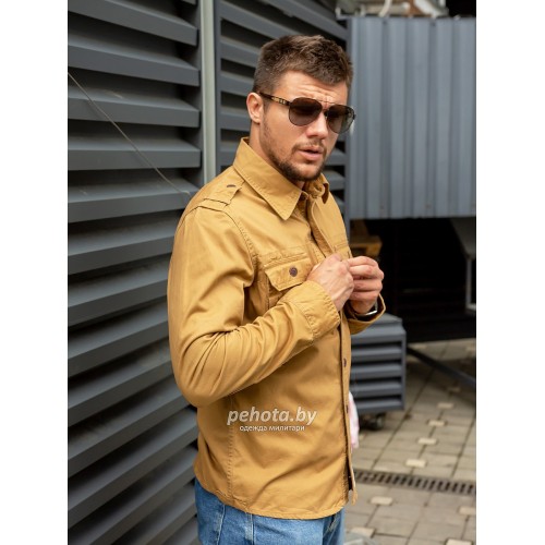 Рубашка 270 Beige | Abercrombie & Fitch фото 3