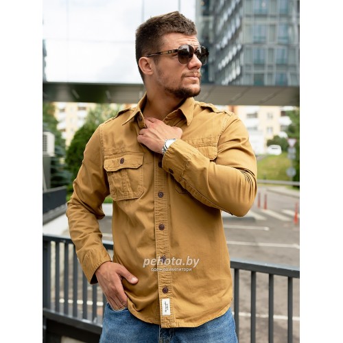 Рубашка 270 Beige | Abercrombie & Fitch фото 6