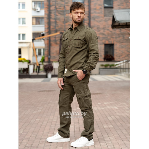 Рубашка Ranger 270 Olive | Admitted & Feeling фото 4