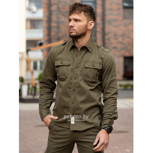 Рубашка Ranger 270 Olive | Admitted & Feeling фото 2