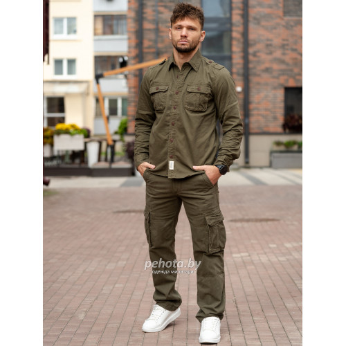 Рубашка Ranger 270 Olive | Admitted & Feeling фото 5