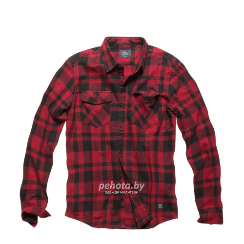 Рубашка Austin 3538 Red Check | Vintage Industries фото 5