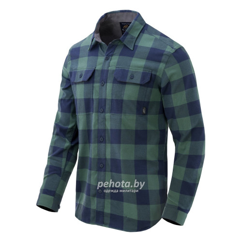 Рубашка GreyMan NS Moss Green Checkered | Helikon-Tex фото 1