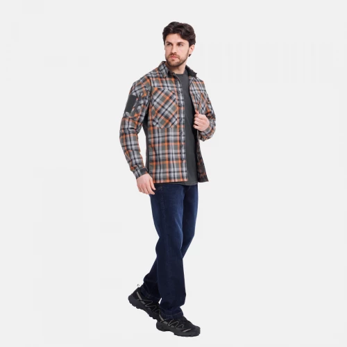 Рубашка Mont Blanc SR-0003-38 Olive Plaid | APEX фото 4