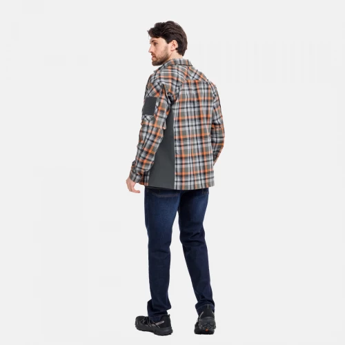 Рубашка Mont Blanc SR-0003-38 Olive Plaid | APEX фото 5