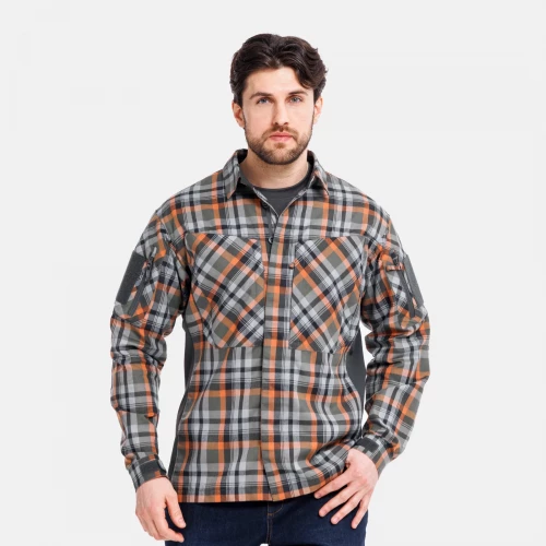 Рубашка Mont Blanc SR-0003-38 Olive Plaid | APEX фото 1