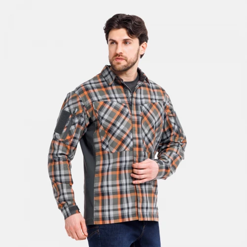 Рубашка Mont Blanc SR-0003-38 Olive Plaid | APEX фото 3