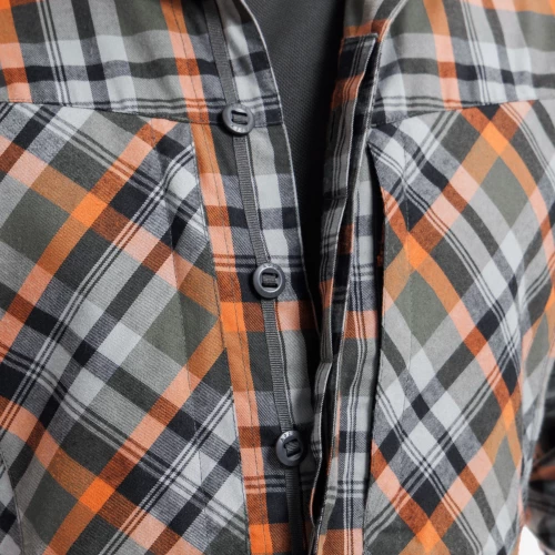 Рубашка Mont Blanc SR-0003-38 Olive Plaid | APEX фото 7