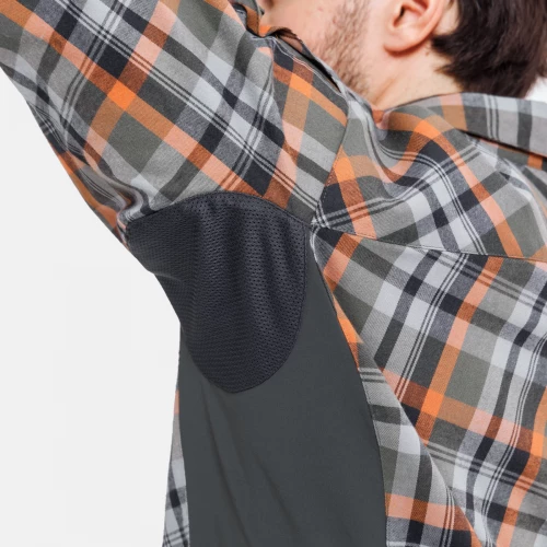 Рубашка Mont Blanc SR-0003-38 Olive Plaid | APEX фото 9